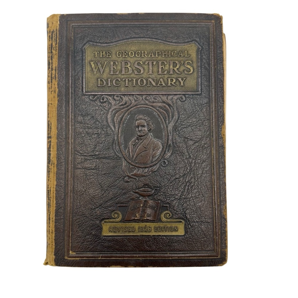 Vintage Websters New Age Dictionary High School and Collegiate Edition